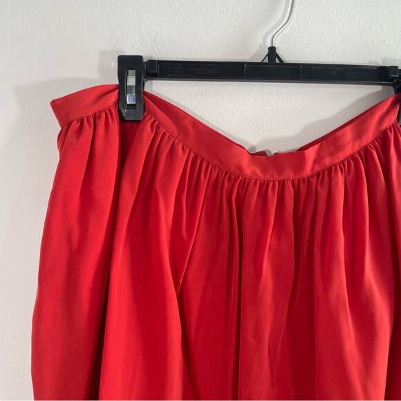 ModCloth Bea & Dot Red Christmas Holiday Ribbon Bow Circle Skirt 1X - Picture 5 of 11
